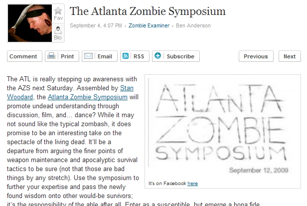 Zombie Examiner